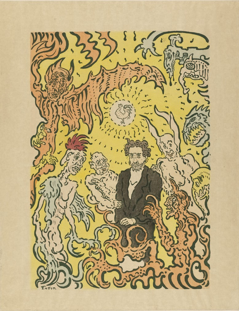 Self Portrait With Demons - James Ensor