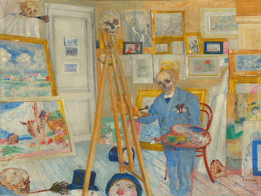 The Skeleton Painter - James Ensor