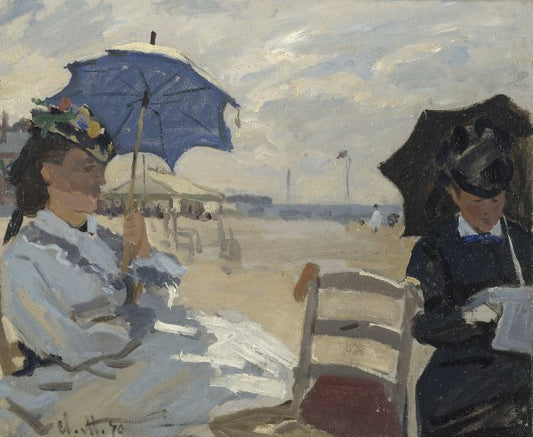 En la playa - Claude Monet