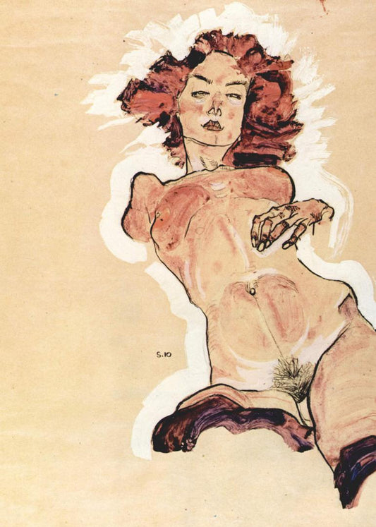 Egon Schiele - Female Nude