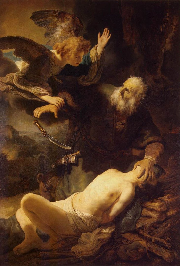 El sacrificio de Isaac - Rembrandt