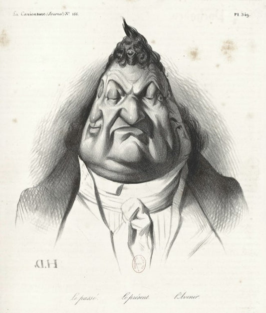 The Past, the Present, the Future, La Caricature - Honore Daumier