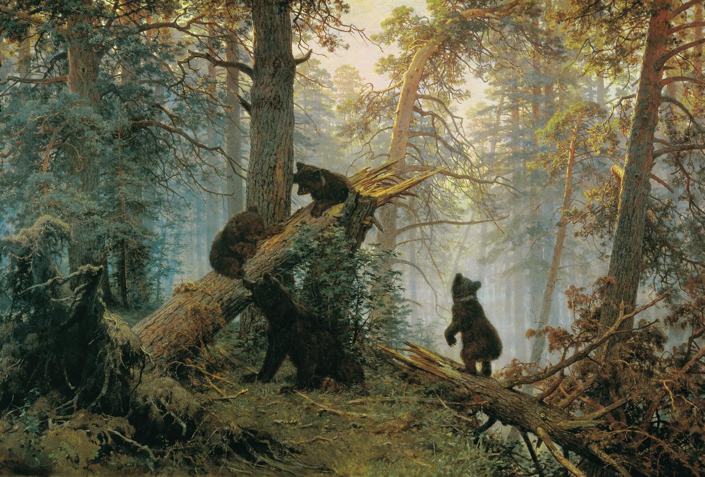 Morning in a Pine Forest - Ivan Ivanovich Shishkin