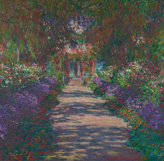 Camino en el Jardín de Monet en Giverny - Claude Monet