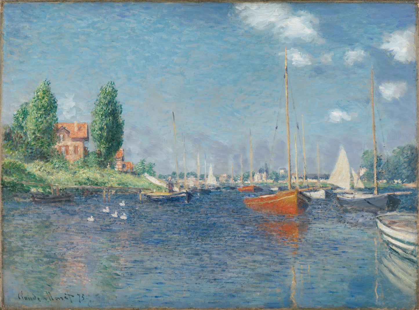 Los Botes Rojos, Argenteuil - Claude Monet