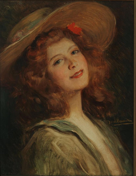 Retrato de niña - Daniel Hernández Morillo