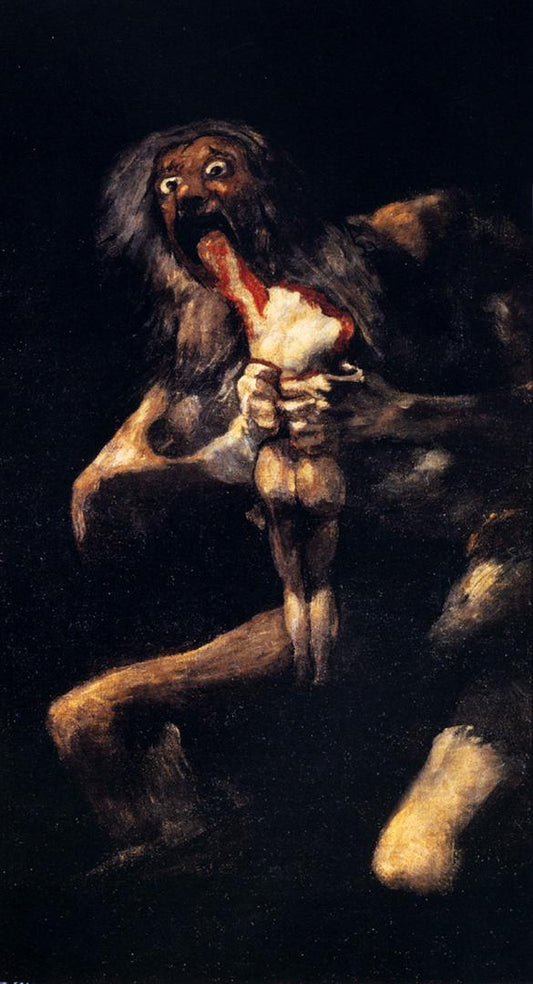 Saturn Devouring His Son - Francisco Goya