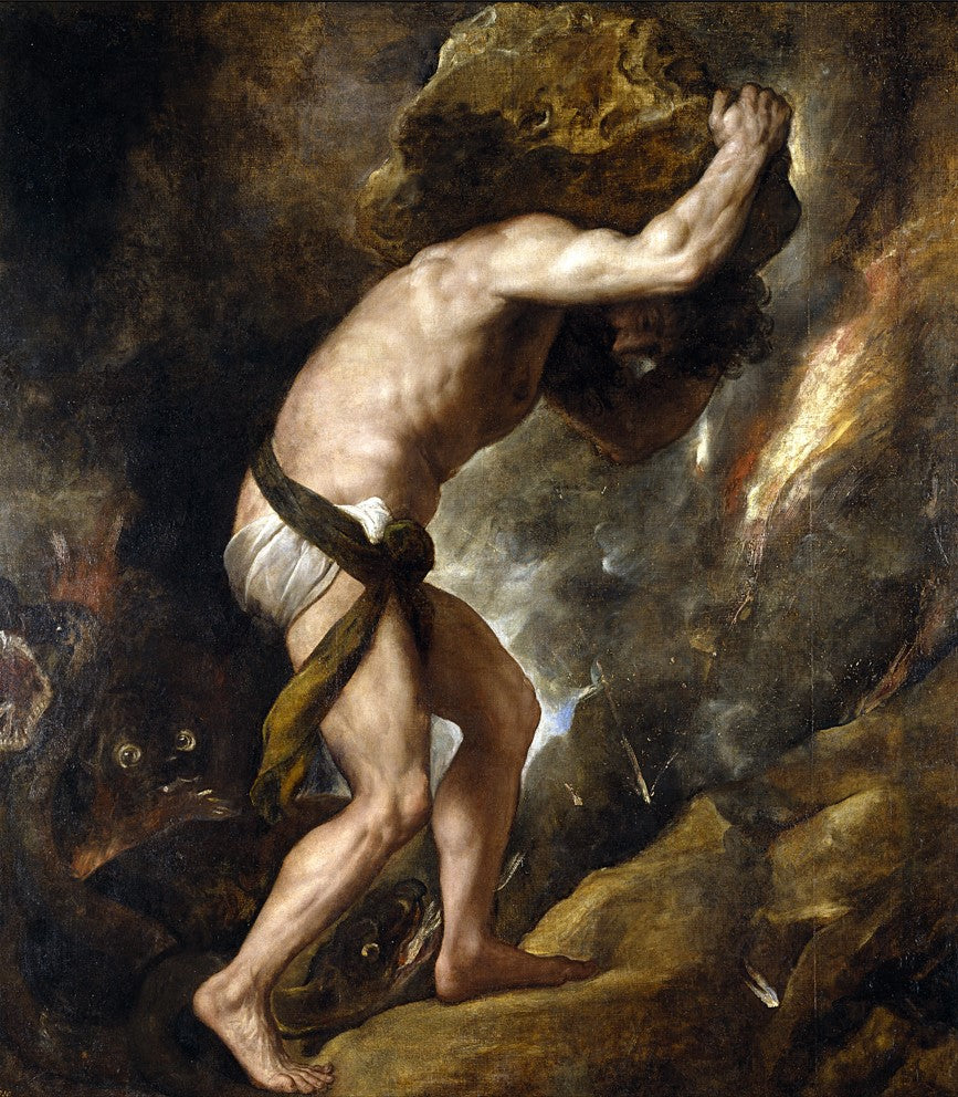 Sisyphus - Titian (Tiziano Vecellio)