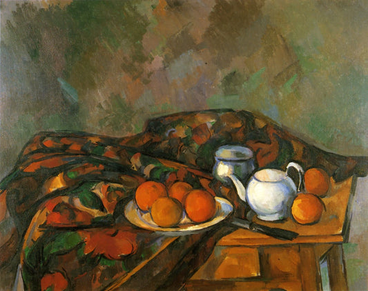 Still Life with Teapot - Paul Cézanne