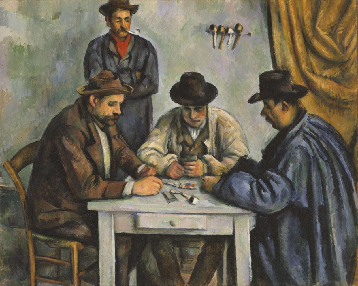 Los Jugadores de Cartas - Paul Cézanne