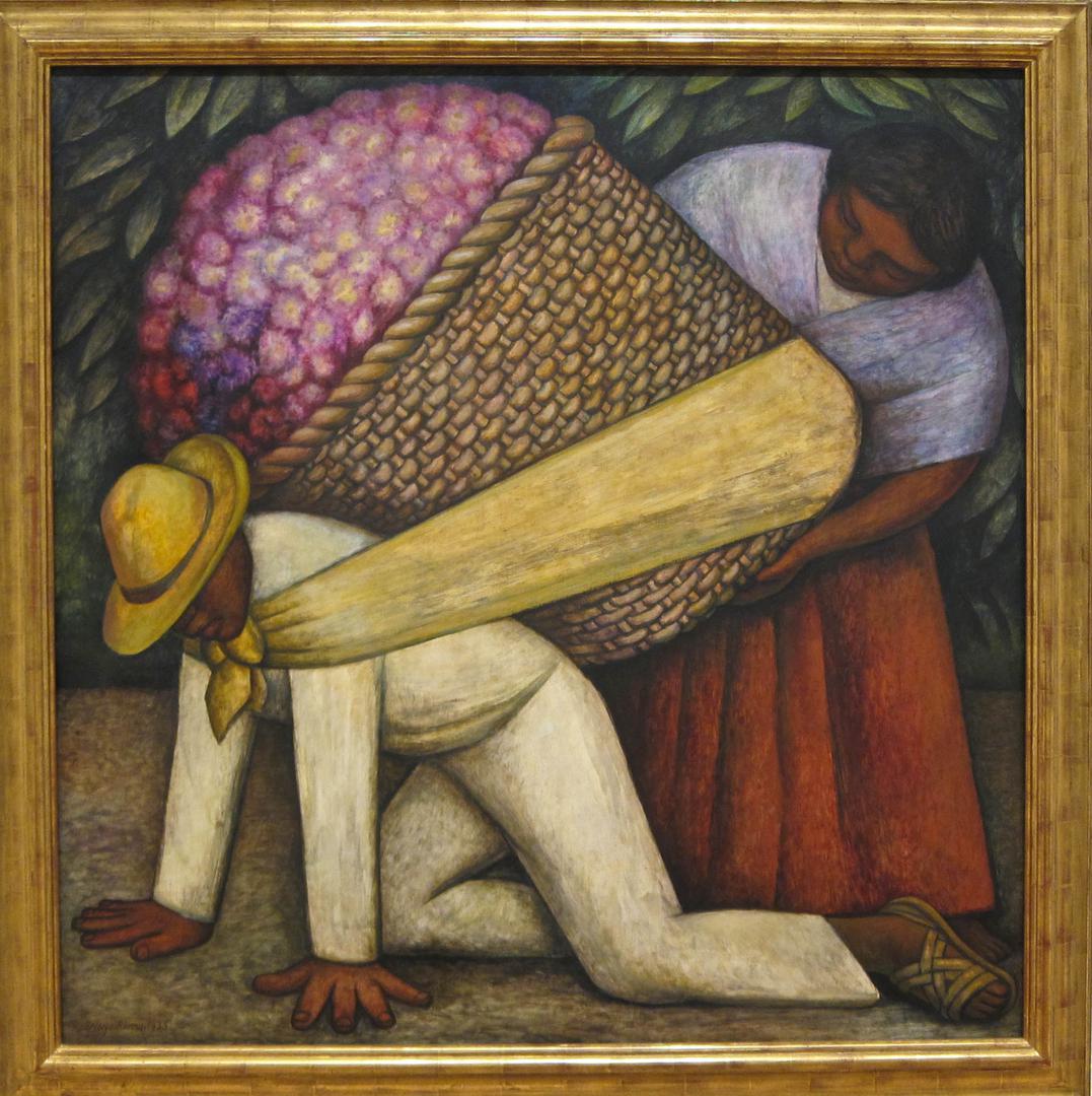 The Flower Carrier  - Diego Rivera