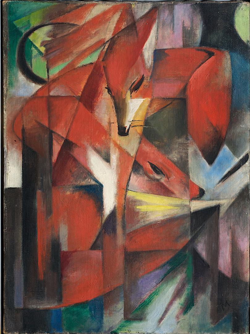 The Foxes - Franz Marc