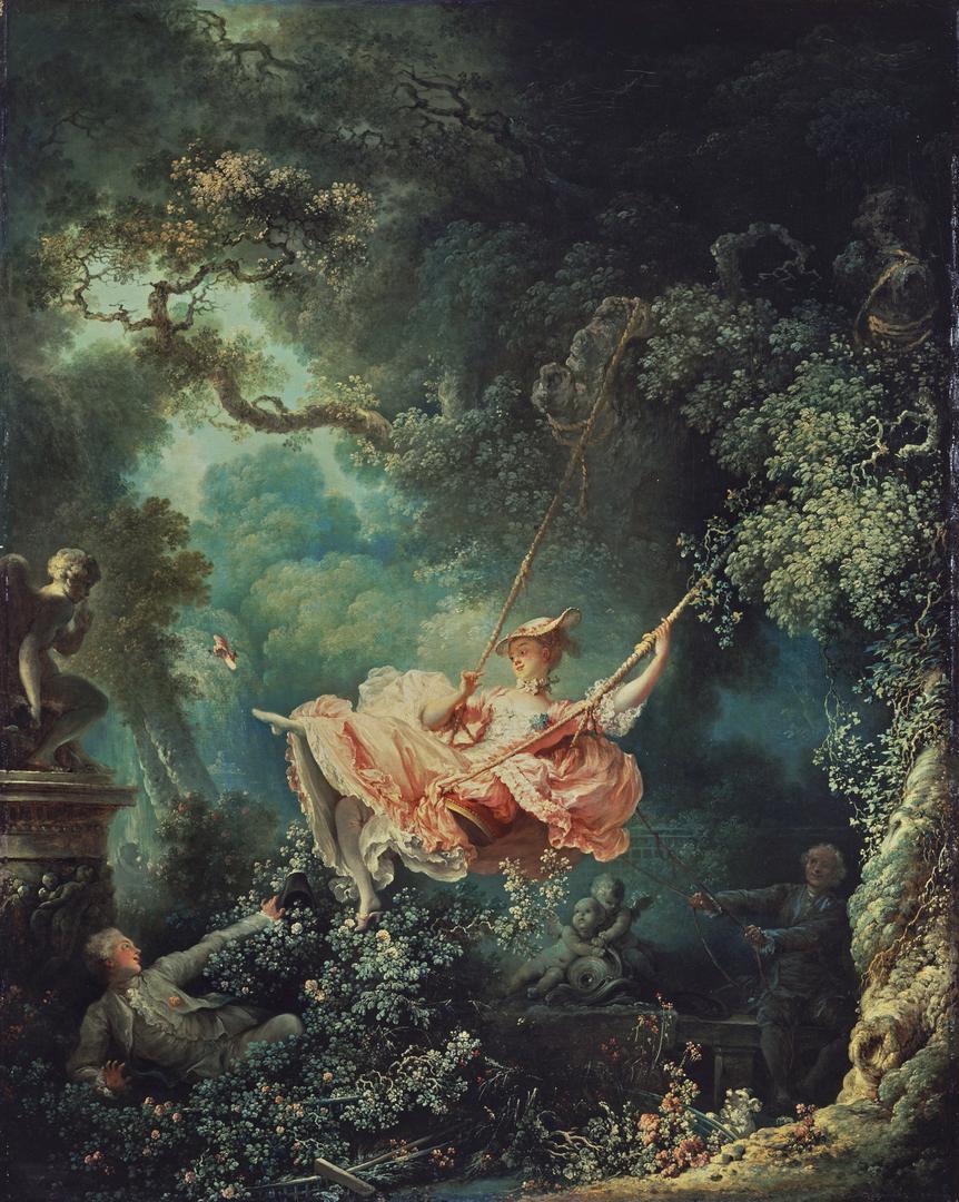 The Happy Accidents Of The Swing - Jean-Honoré Fragonard