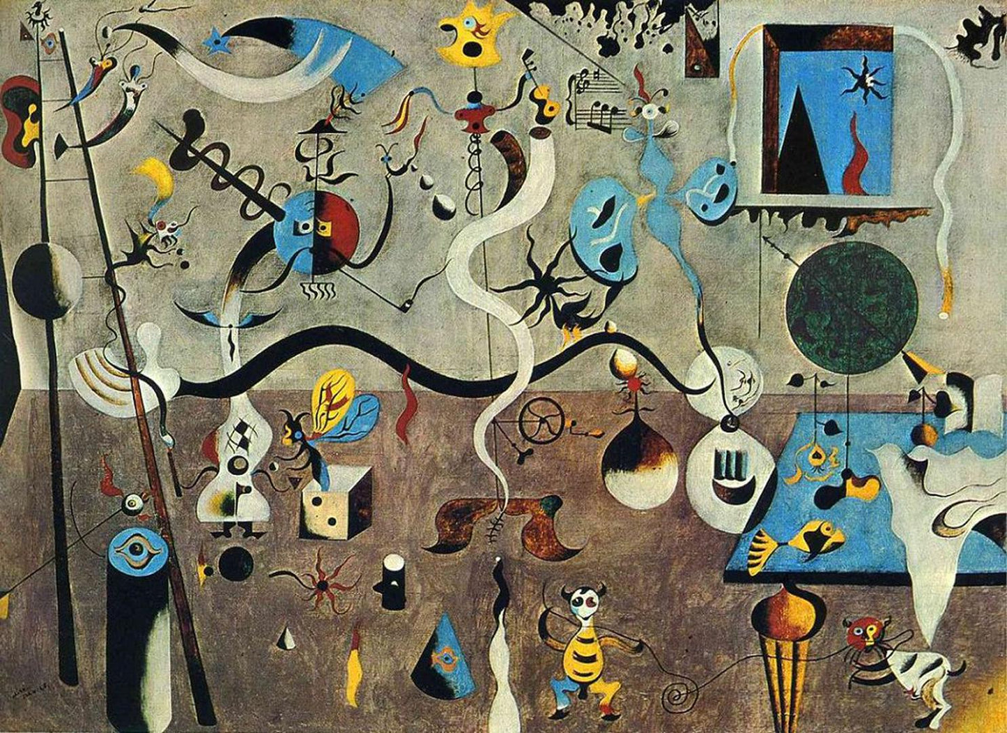 The Harlequin's Carnival - Joan Miró