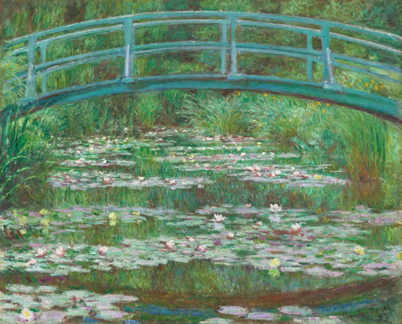 The Japanese Footbridge - Claude Monet