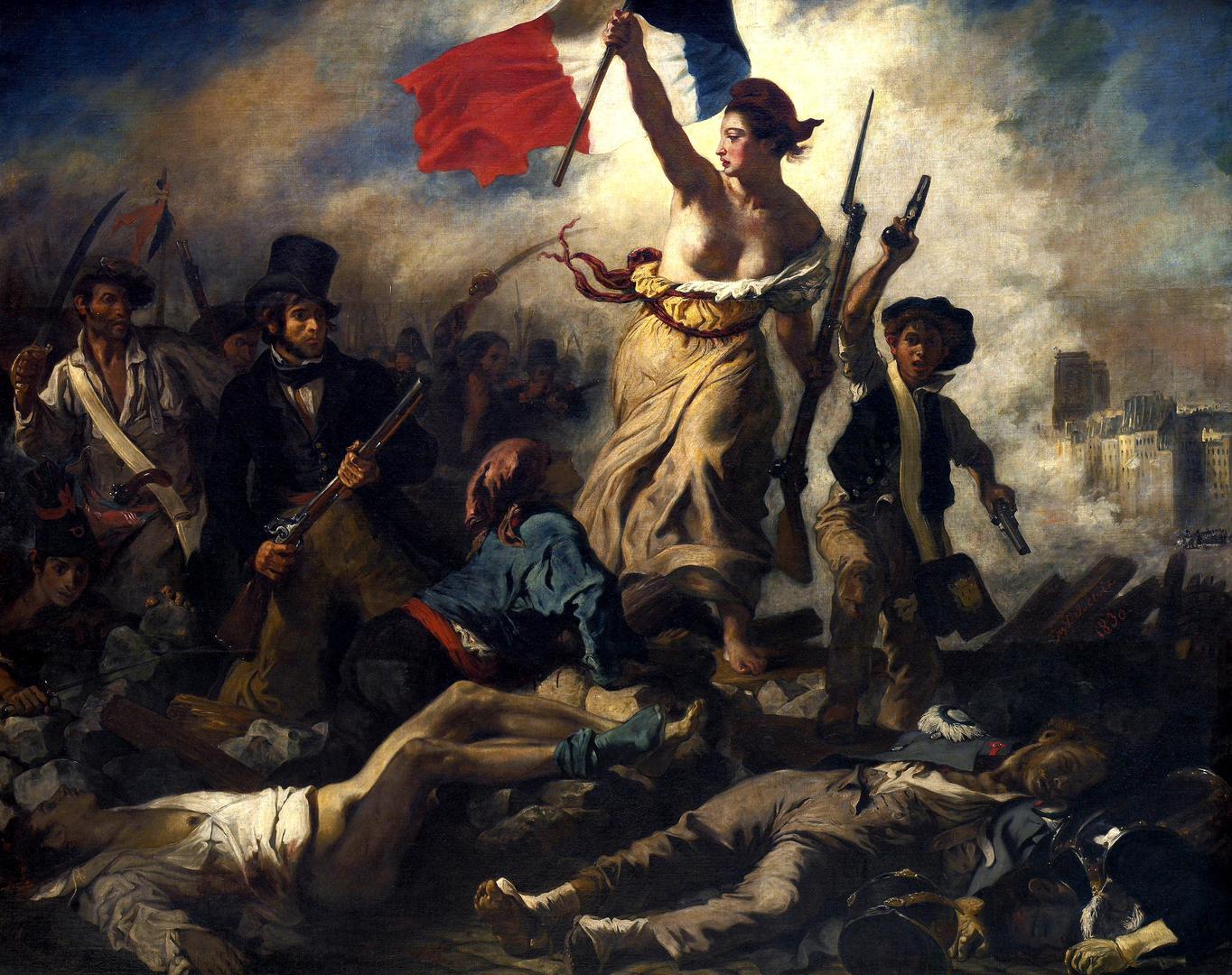 The Liberty Leading The People - Eugene Delacroix