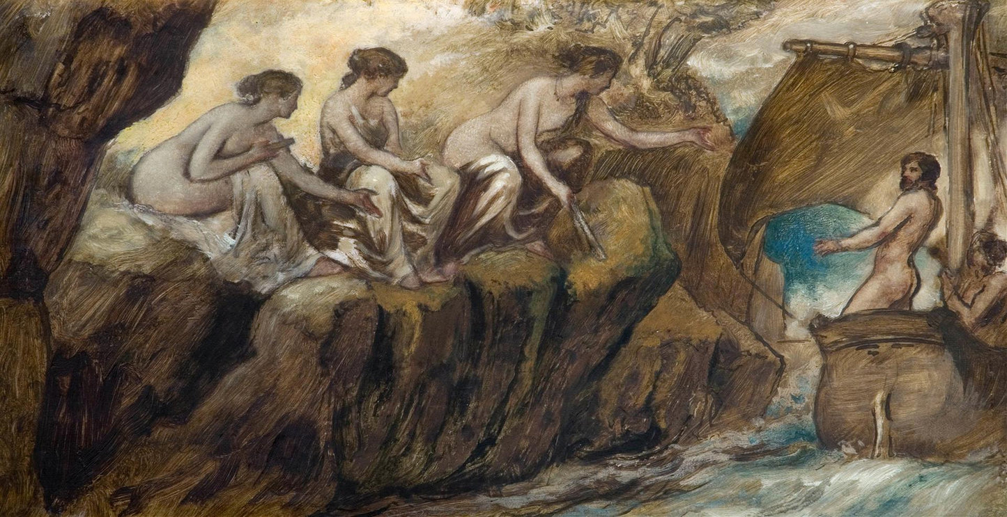 Ulysses And The Sirens - Edward Calvert