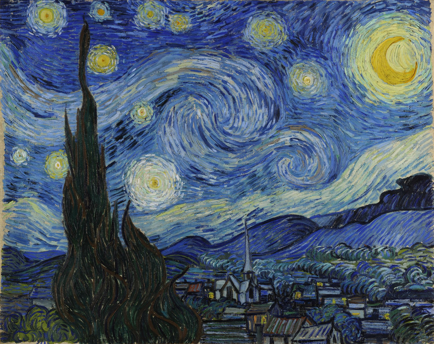 La noche estrellada - Vincent Van Gogh