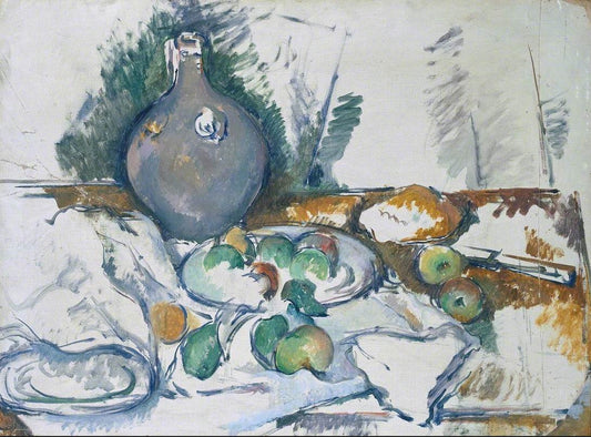 Bodegón con jarra de agua - Paul Cézanne