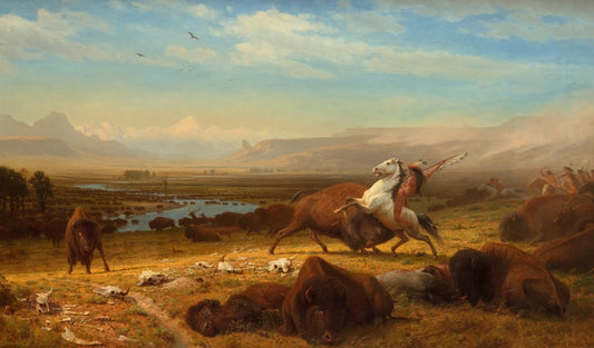 The Last Buffalo - Albert Bierstadt